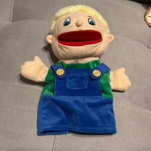 Lakeshore Learning "Let's Talk!" Blond Boy Puppet.